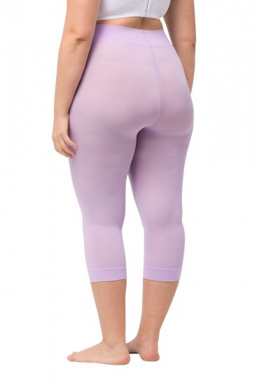 Ulla Popken 815580 Legging collant 3/4 avec protection des cuisses 80 den Vieux rose - Collants & chaussettes - 