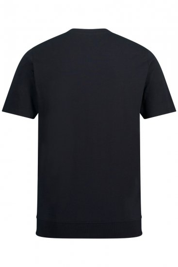 JP1880 818628 T-shirt Henley coupe ventre Noir - T-shirts - T-shirts Homme Grande Taille