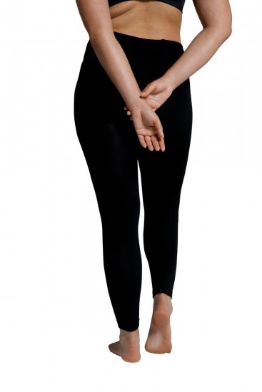 Ulla Popken 819652 Legging collant thermique Noir - Collants & chaussettes - 