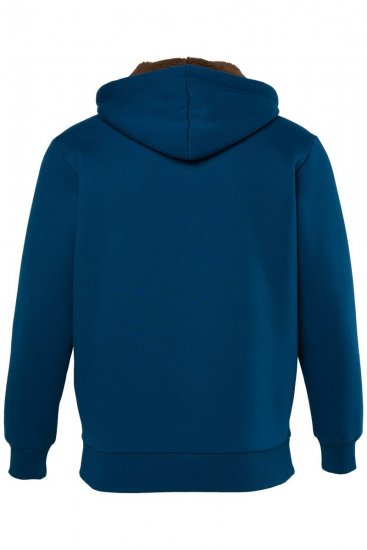 JP1880 820464 Veste à capuche doublée teddy Bleu encre TALL - TALL sweatshirts - Sweatshirts TALL pour hommes grands
