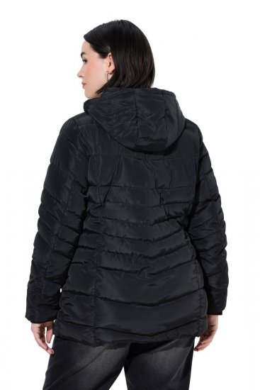 Ulla Popken 820889 Manteau matelassé Noir - Manteaux - Manteaux grande taille pour femme