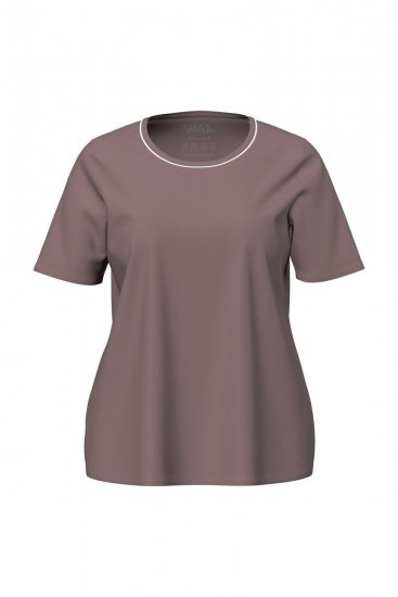 Ulla Popken 821244 Pyjama à pois Marron - Pyjamas/vêtements de détente - 