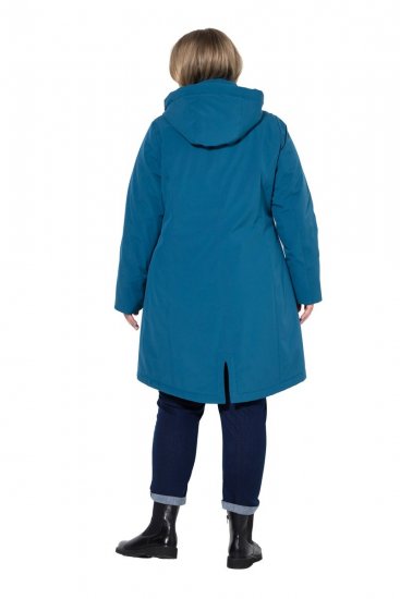 Ulla Popken 821495 Manteau technique Pétrole - Manteaux - Manteaux grande taille pour femme