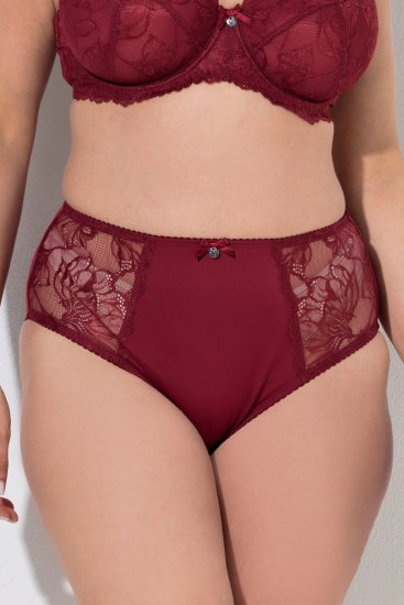 Ulla Popken 822864 Culottes en dentelle Lilas - Culottes - 