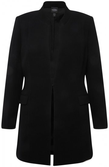 Ulla Popken 823318 Blazer à col montant Noir - Blazers - Vestes blazer pour femme, grandes tailles