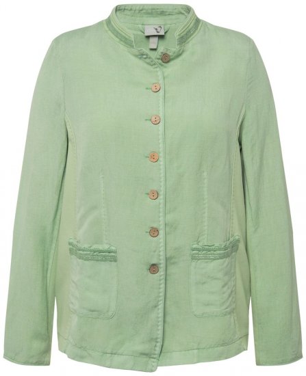 Ulla Popken 823539 Veste Vert olive - Vestes - Vestes grande taille pour femme