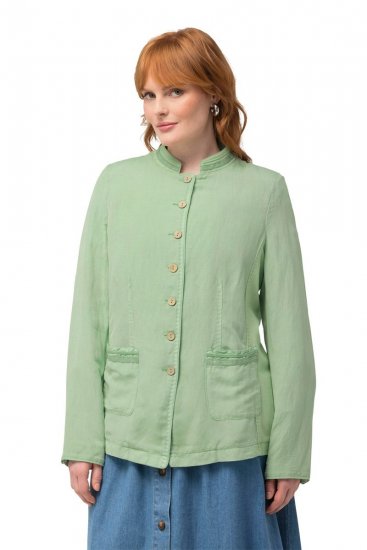 Ulla Popken 823539 Veste Vert olive - Vestes - Vestes grande taille pour femme