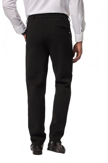JP1880 New York Flexnamic Pantalon en jersey à taille élastique Noir - Costumes - Costumes grandes tailles 
