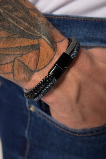 JP1880 824904 Bracelet extra-long Noir - Bijoux - 