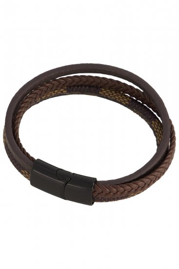 JP1880 824904 Bracelet extra-long Brun acajou - Bijoux - 
