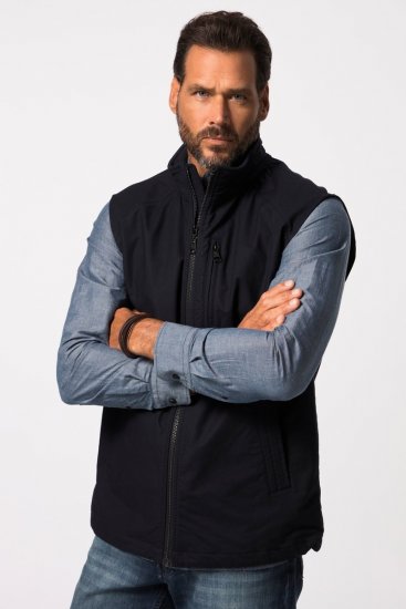 JP1880 825144 Gilet stretch Bleu marine - Vestes - Vestes homme grandes tailles