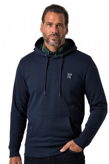 JP1880 825950 Sweat à capuche Bleu marine TALL - TALL sweatshirts - Sweatshirts TALL pour hommes grands