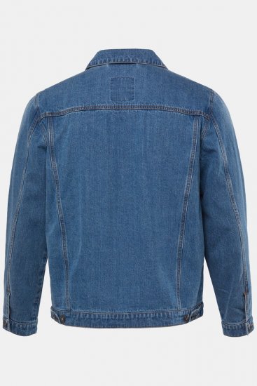 JP1880 826234 Veste en jean à poches poitrine Bleu denim - Vestes - Vestes homme grandes tailles