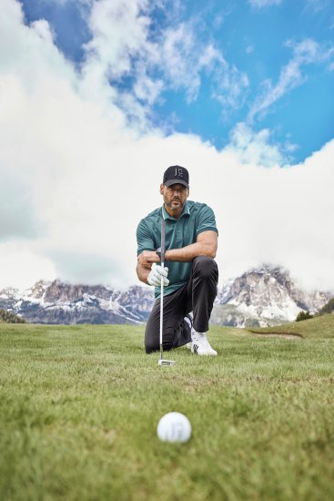 JP1880 Jay-Pi QuickDry Golf Polo Shirt Midnight Green - Polos - Polos homme grande taille