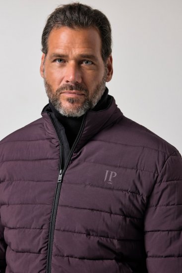 JP1880 828991 Veste matelassée à col montant Prune - Vestes - Vestes homme grandes tailles