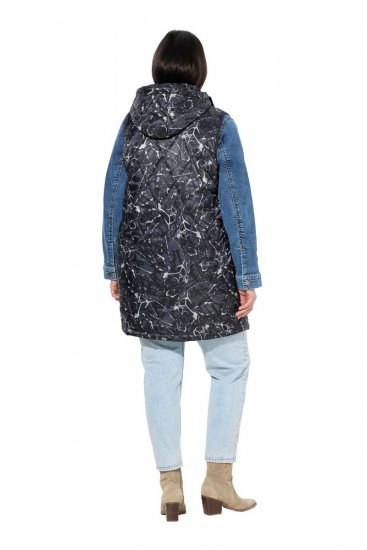 Ulla Popken 829120 Gilet résistant aux intempéries Anthracite - Gilets sans manches - 