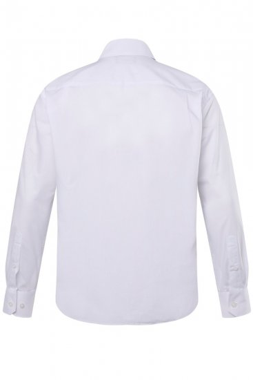 Men+ 753 Chemise business manches longues à col classique Blanc - Chemises - Chemises Grandes Tailles Hommes