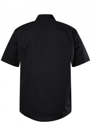 Men+ 756 Chemise business manches courtes à col classique Noir - Chemises - Chemises Grandes Tailles Hommes
