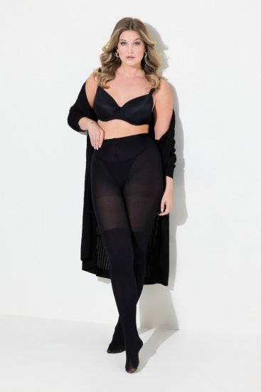 Ulla Popken 831196 Chaussettes hautes 80 den Noir - Collants & chaussettes - 