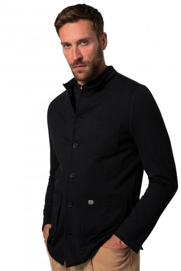 JP1880 Comfortable & Stretchy FLEXNAMIC® Light Jacket Black - Vestes - Vestes homme grandes tailles
