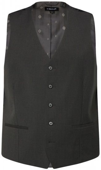 Men+ 472 Barcelona Gilet de costume Anthracite - Costumes - Costumes grandes tailles 