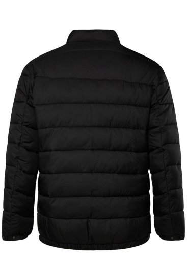 Men+ 494 Veste matelassée à col montant Noir - Vestes - Vestes homme grandes tailles