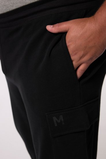 Men+ 113 Pantalon de jogging à poches cargo Noir - Pantalons/shorts de survêtement - Survêtement/jogging grandes tailles