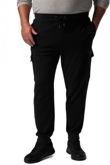 Men+ 113 Pantalon de jogging à poches cargo Noir - Pantalons/shorts de survêtement - Survêtement/jogging grandes tailles