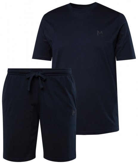 Men+ 196 Pyjama modèle court Bleu marine - Sous-vêtements & bain - Sous-vêtements Grande Taille