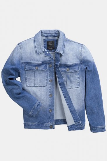 JP1880 832510 Stretch Veste en jean Bleu indigo - Vestes - Vestes homme grandes tailles