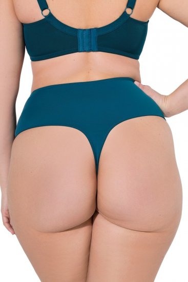 Ulla Popken 832864 Strings en dentelle Pétrole - Culottes - 