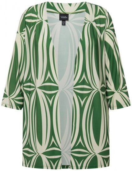 Ulla Popken 832884 Veste Vert - Vestes - Vestes grande taille pour femme