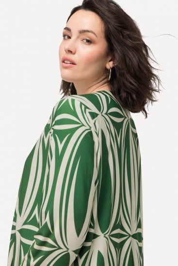 Ulla Popken 832884 Veste Vert - Vestes - Vestes grande taille pour femme