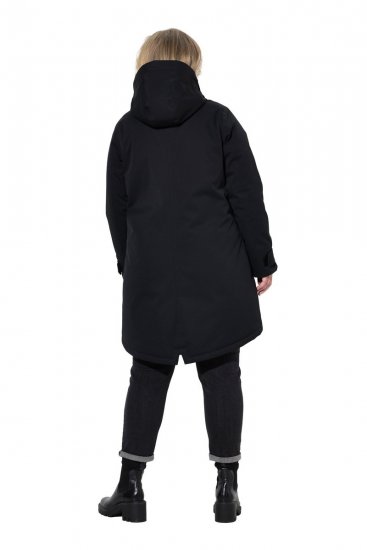 Ulla Popken 833341 Veste technique Noir - Vestes - Vestes grande taille pour femme