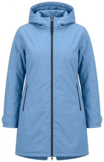 Ulla Popken 833341 Veste technique Bleu gris - Vestes - Vestes grande taille pour femme
