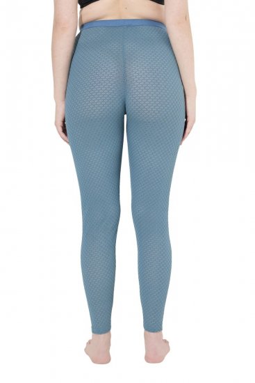 Ulla Popken 833718 Legging collant en dentelle Pétrole - Collants & chaussettes - 