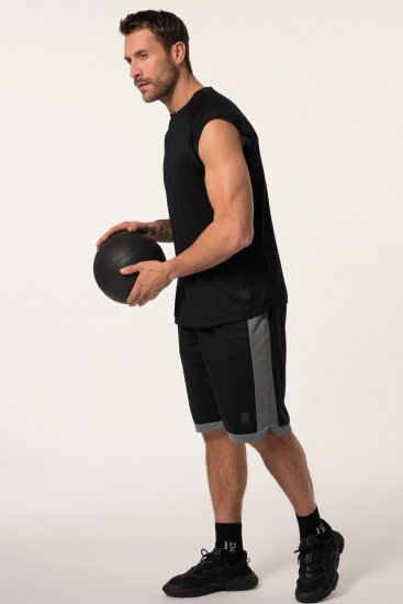 JP1880 Jay-Pi Bermuda QuickDry Mesh Fitness Shorts Black - Sport & outdoor - Sport & plein air grande taille