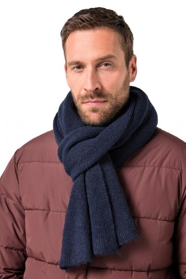 JP1880 834031 Écharpe tricotée Bleu marine - Écharpes - 