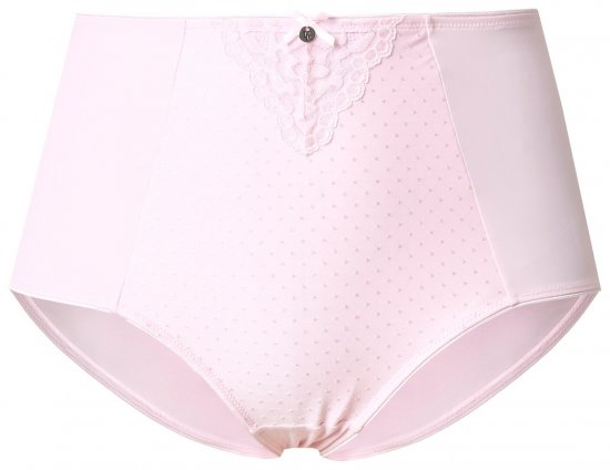 Ulla Popken 834307 Culotte gainante en dentelle Rose - Lingerie gainante - 