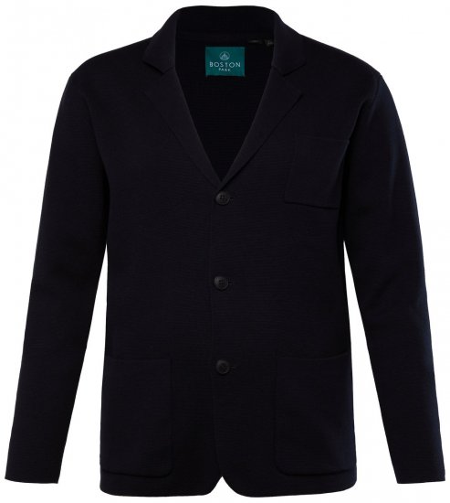 Boston Park 747 Flexlastic Blazer tricoté Bleu marine - Costumes - Costumes grandes tailles 