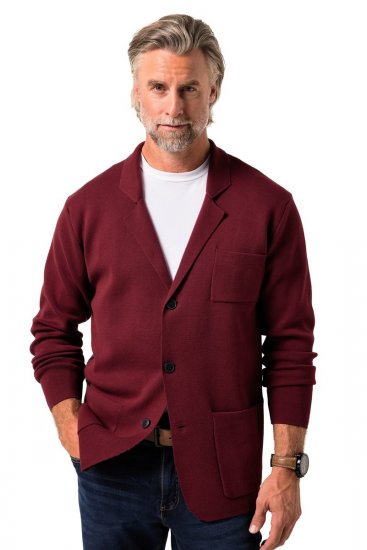 Boston Park 747 Flexlastic Blazer tricoté Aubergine - Costumes - Costumes grandes tailles 