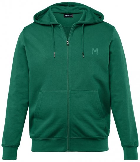 Men+ 851 Veste sweat à capuche Vert - Sweatshirts & hoodies - Sweatshirts/Hoodies grande taille homme