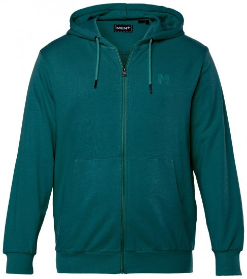 Men+ 851 Veste sweat à capuche Vert sapin - Sweatshirts & hoodies - Sweatshirts/Hoodies grande taille homme