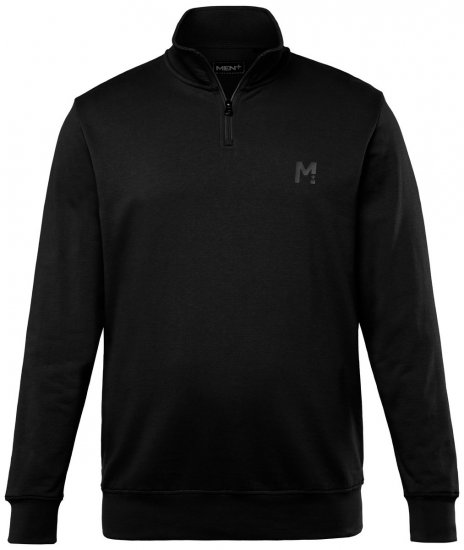 Men+ 856 Sweat col zippé Noir - Sweatshirts & hoodies - Sweatshirts/Hoodies grande taille homme