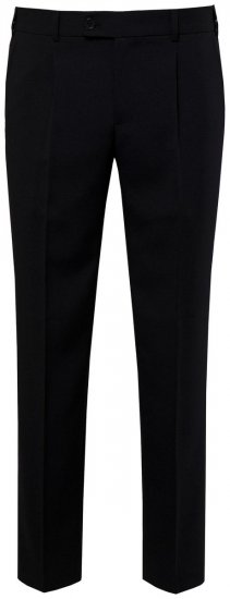 Men+ 066 Porto Pantalon de costume bellyfit Noir - Costumes - Costumes grandes tailles 