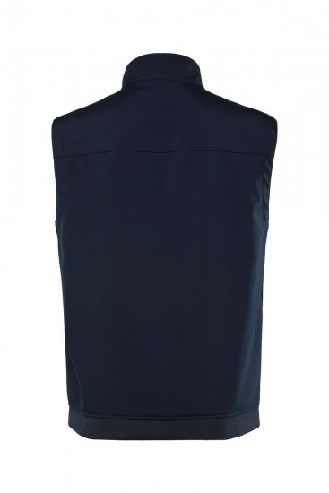 Men+ 414 Gilet softshell à col montant Bleu marine - Vestes - Vestes homme grandes tailles