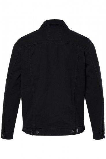 Men+ 446 Veste en jean à poches poitrine Noir - Vestes - Vestes homme grandes tailles