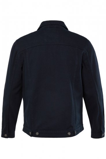 Men+ 446 Veste en jean à poches poitrine Bleu marine - Vestes - Vestes homme grandes tailles