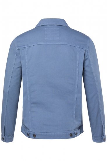 Men+ 446 Veste en jean à poches poitrine Bleu denim - Vestes - Vestes homme grandes tailles
