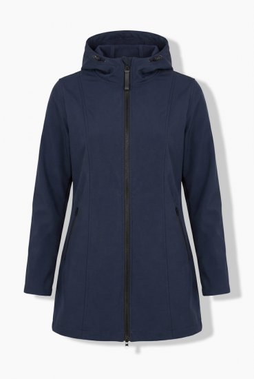 Ulla Popken 836064 Veste technique Bleu marine - Vestes - Vestes grande taille pour femme